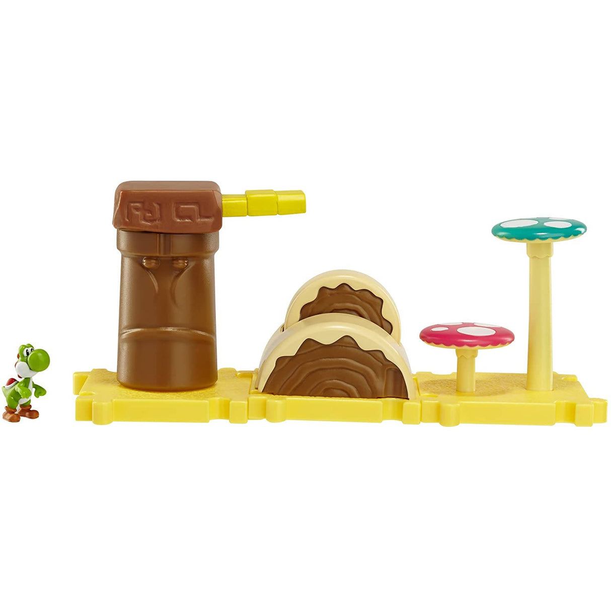 Jakks Pacific World of Nintendo Micro Land Playset - Layer Cake Desert With Yoshi