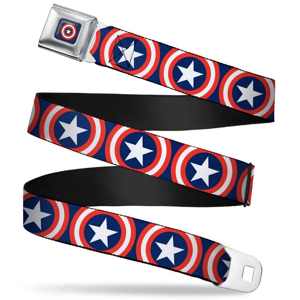 Buckle-Down Marvel Universe Captain America Shield Belt