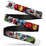 Buckle-Down Marvel Avengers Superhero Poses Belt