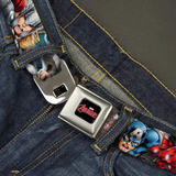 Buckle-Down Marvel Avengers Superhero Poses Belt