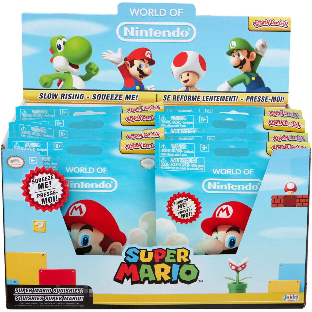 Nintendo - Super Mario Brothers - Squsihy Toy Wave 2