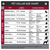 Plastic Clip Collar -Ponies CLOSE-UP - L 15-26''