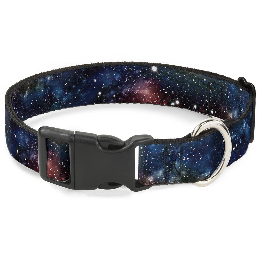 Plastic Clip Collar - Space Dust Collage - S 9-15''