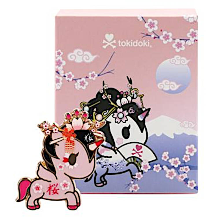 Tokidoki Cherry Blossom Enamel Pin Blind Box (Single)