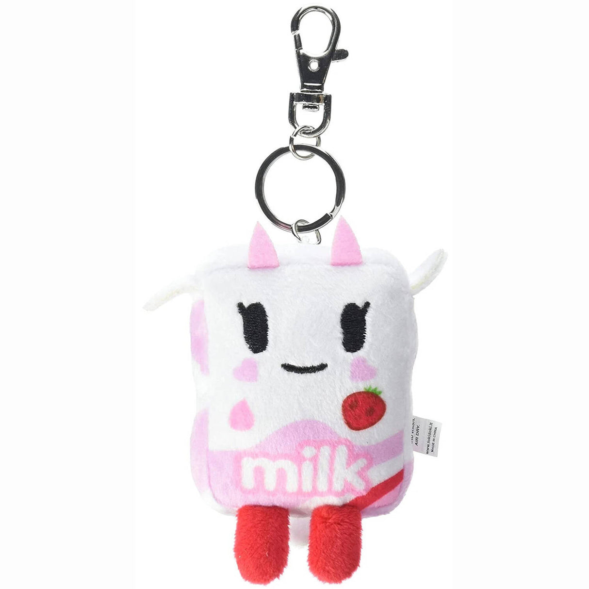 Tokidoki Strawberry Milk Plush Key Ring