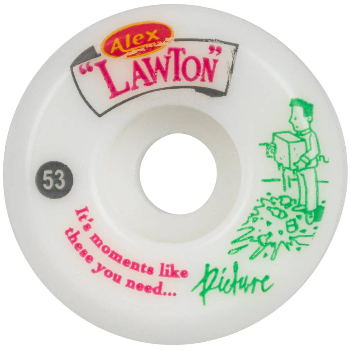 Picture Wheel Co. Alex Lawton Moments Skateboard Wheels - 53mm