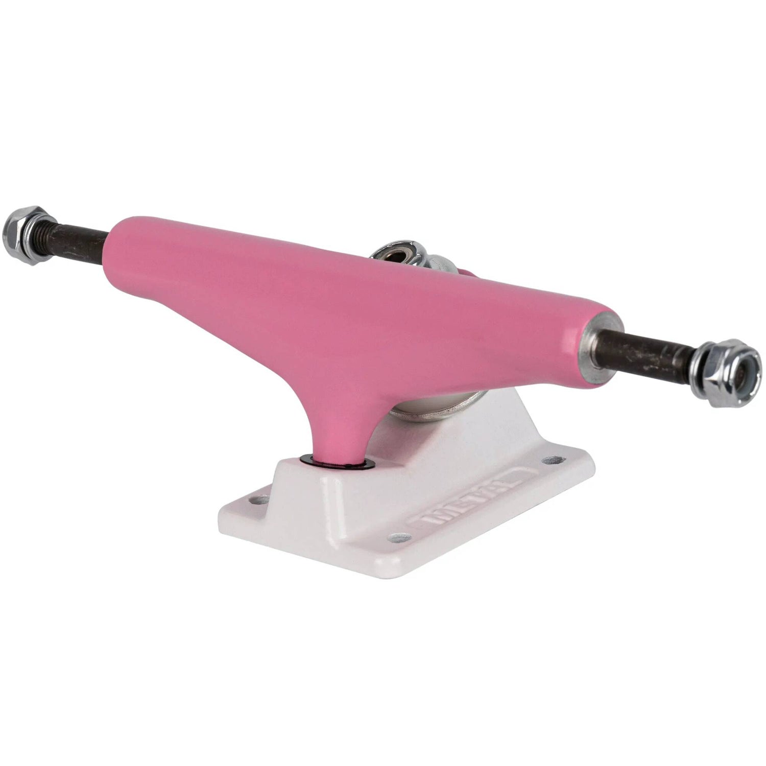 Picture Wheel Co. Custom Coloured Skateboard Trucks - Pink/White 5.25''