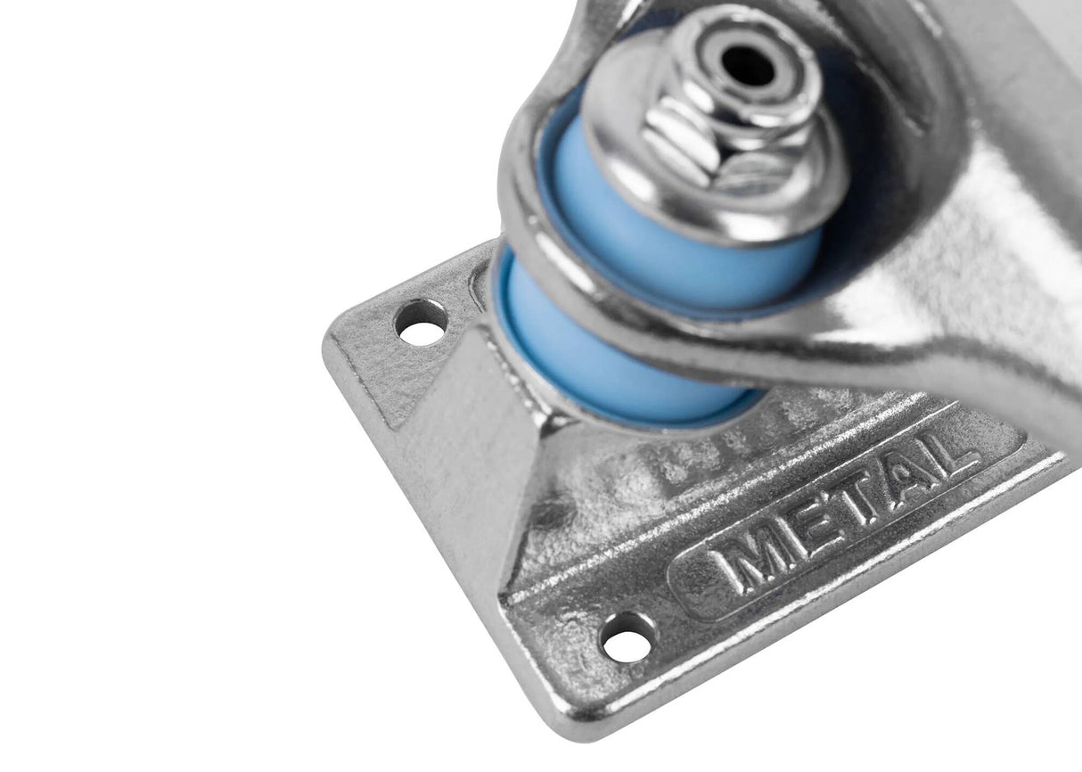Picture Wheel Co. Custom Coloured Skateboard Trucks - Silver OG 5.25''