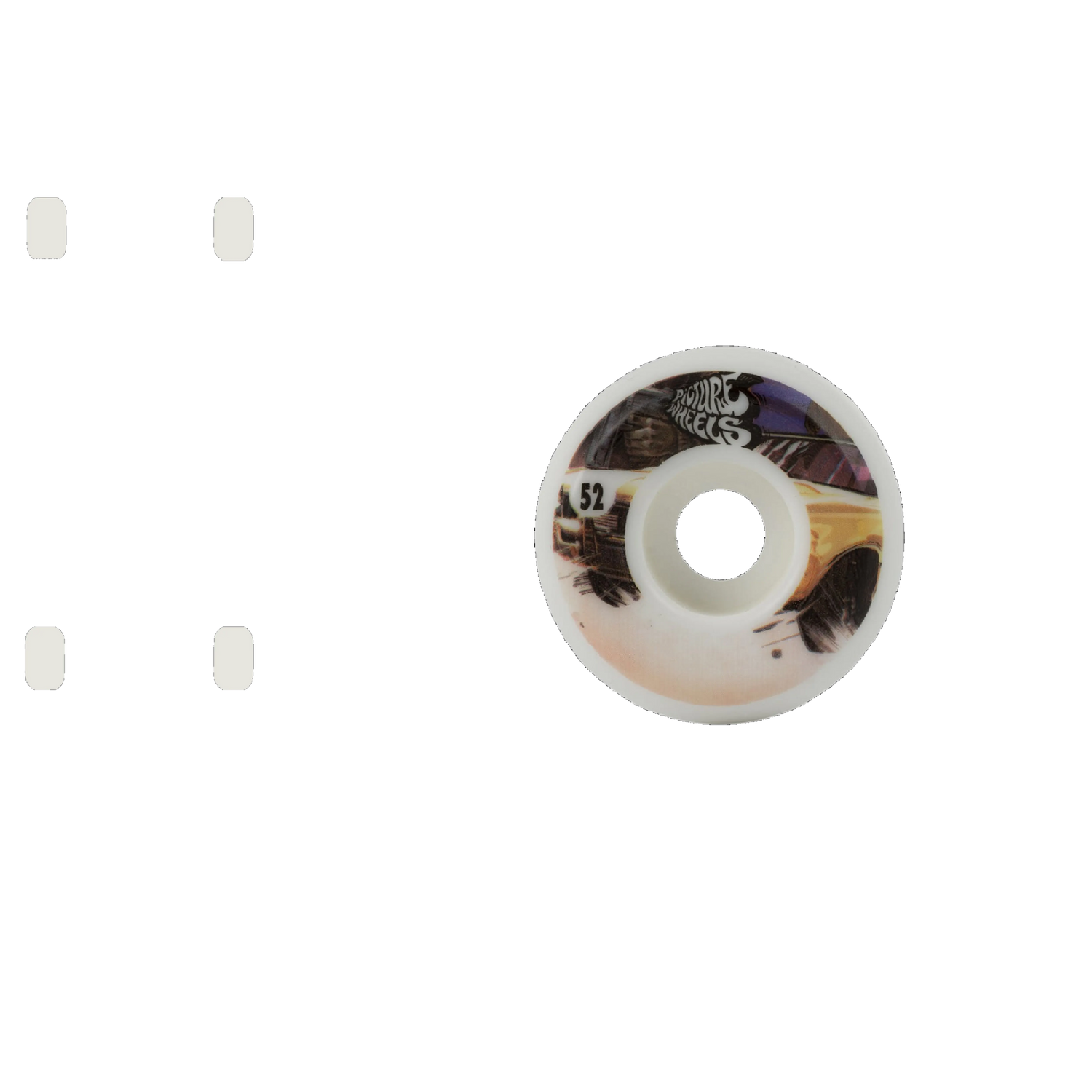 Picture Wheel Co. Go Fast Skateboard Wheels - 52mm