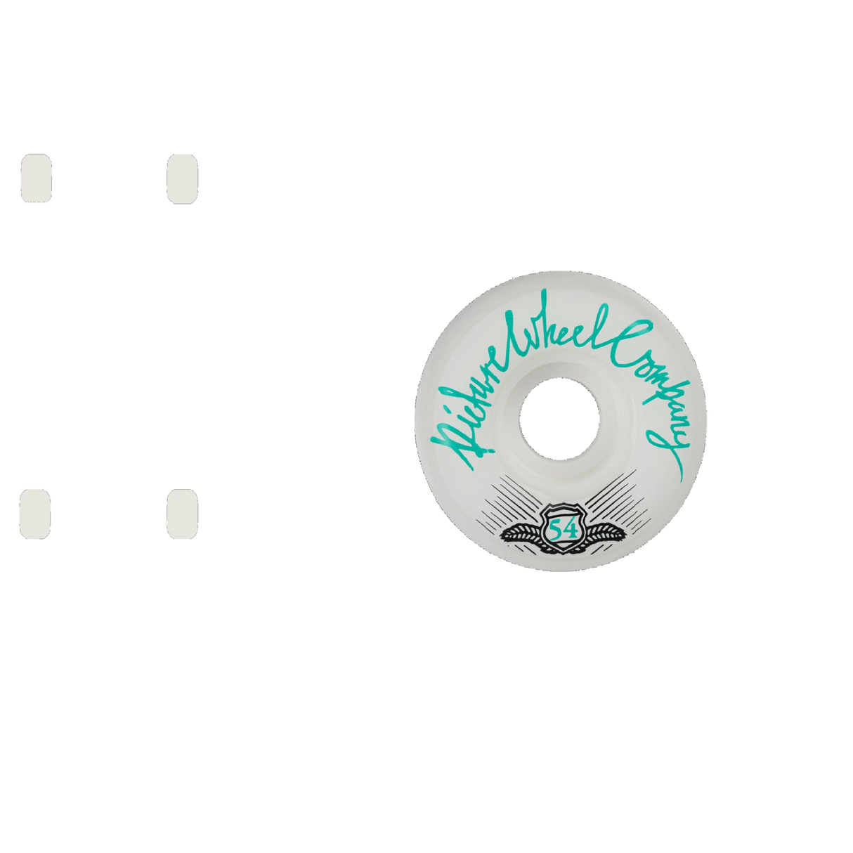 Picture Wheel Co. POP Skateboard Wheels - Teal 54mm