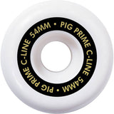 Pig Wheels Prime C-Line Skateboard Wheels - 54mm