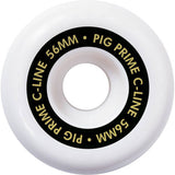 Pig Wheels Prime C-Line Skateboard Wheels - 56mm