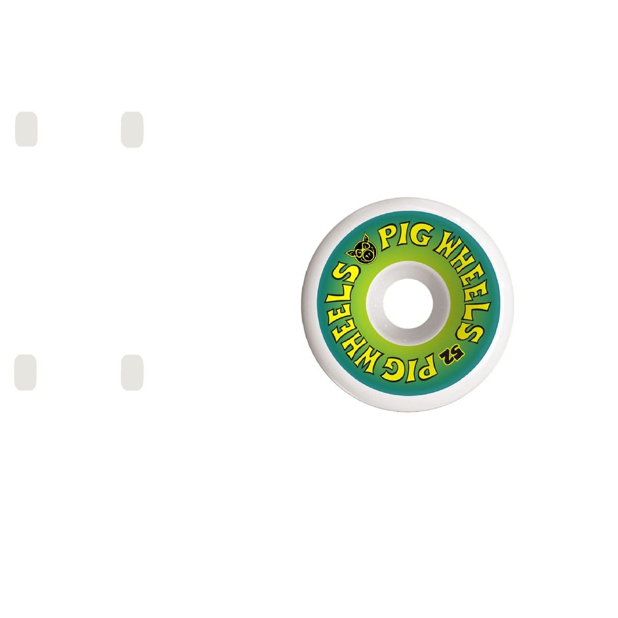 Pig Wheels Wordmark Skateboard Wheels - 52mm