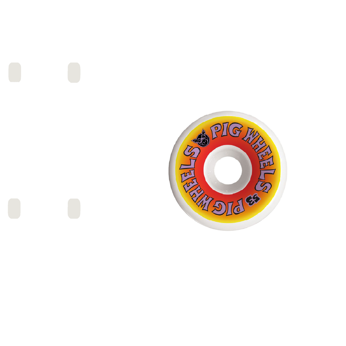 Pig Wheels Wordmark Skateboard Wheels - 53mm