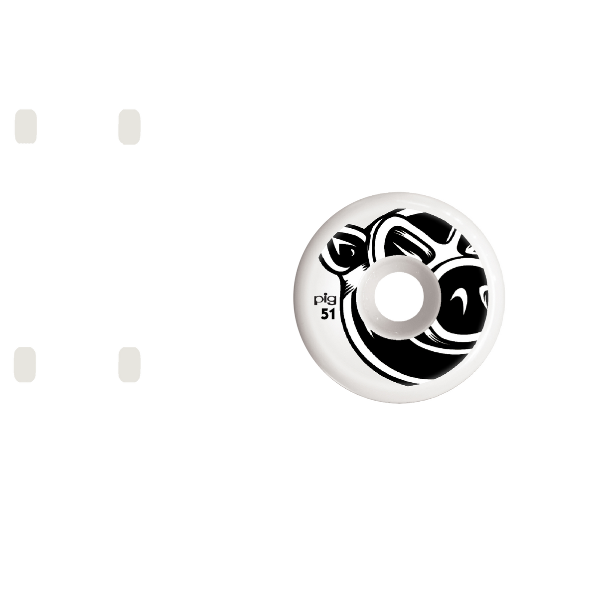 Pig Wheels Head C-Line Skateboard Wheels - 51mm