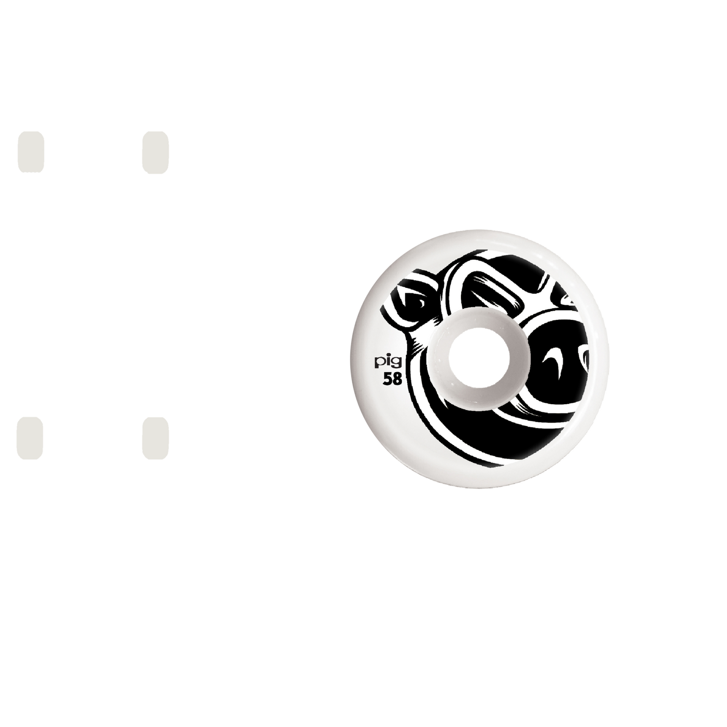 Pig Wheels Head C-Line Skateboard Wheels - 58mm