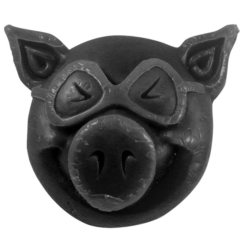 Pig Wheels Head Skateboard Wax - Black