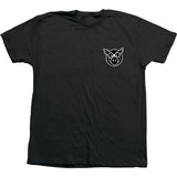 Pig Wheels Pig Head T Shirt - Black