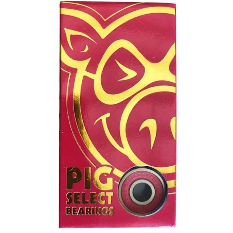 Pig Wheels Select Skateboard Bearings (Pack of 8)