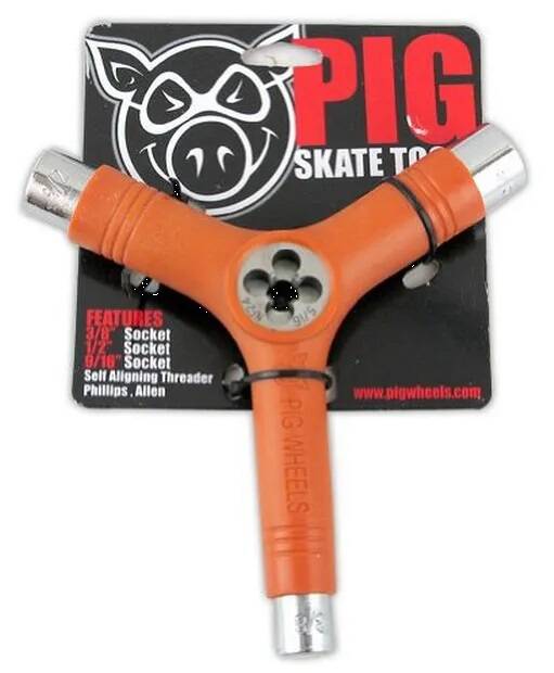 Pig Skateboard Tool - Orange