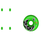 Pig US Made Pig Head Skateboard Wheels 53mm - Green