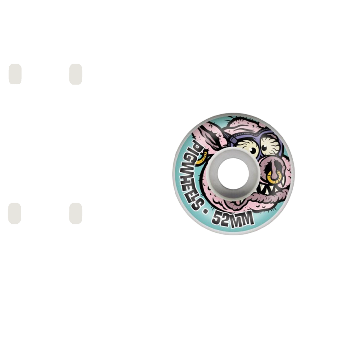 Pig US Made Toxic Skateboard Wheels - Blue 52mm