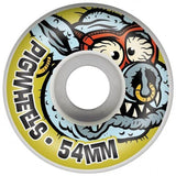 Pig US Made Toxic Skateboard Wheels 54mm - Yellow