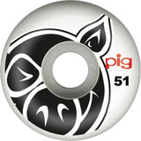 Pig Head Natural Wheels - 51mm