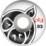Pig Head Natural Wheels - 53mm