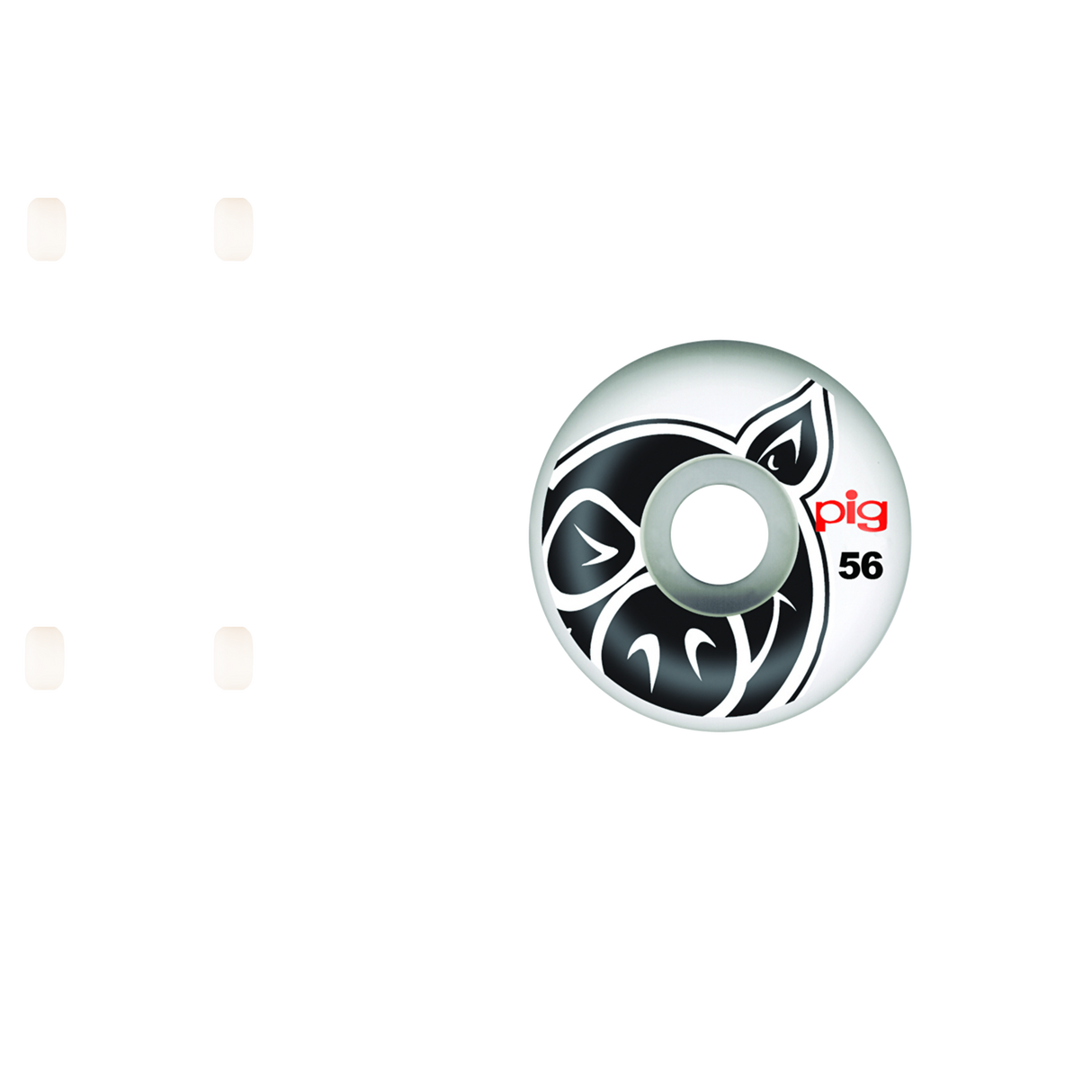 Pig Head Natural Wheels - 56mm