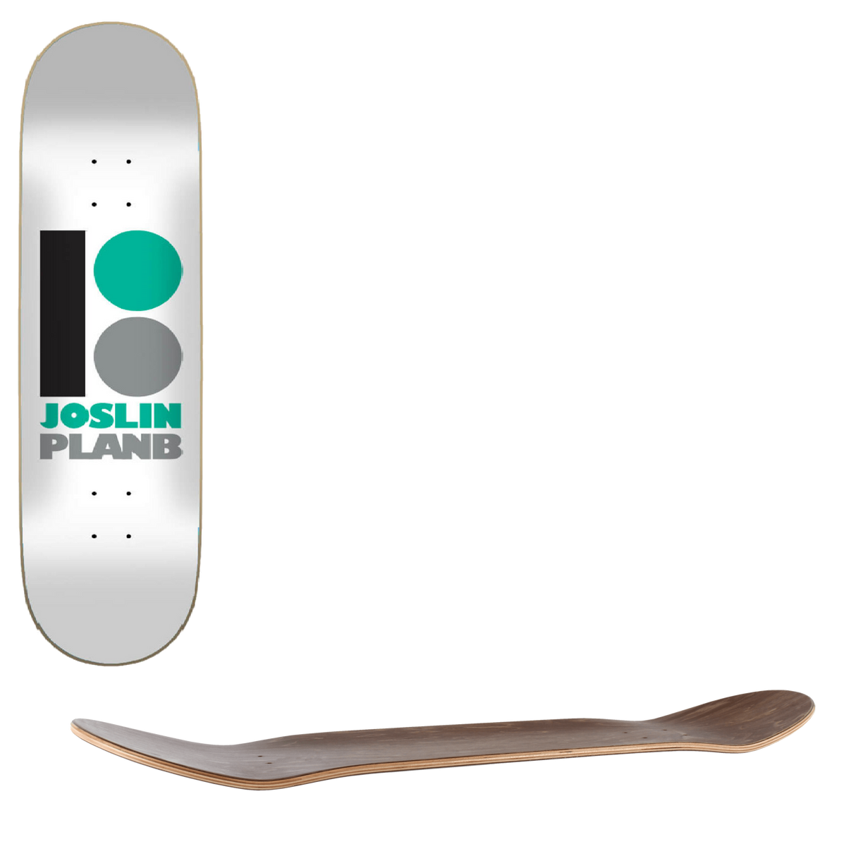 Plan B Original Skateboard Deck - Joslin 8.375"