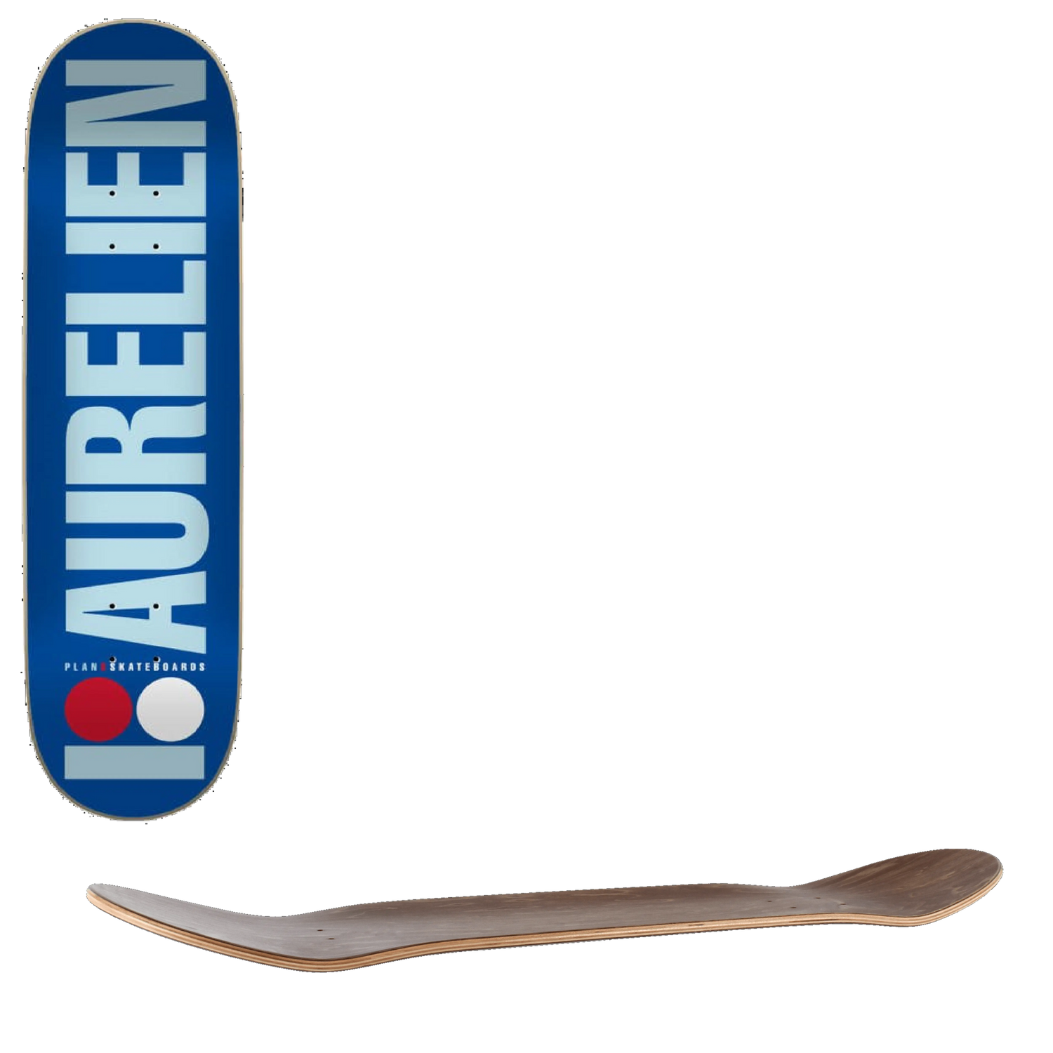 Plan B OG Aurelien Skateboard Deck - 8''