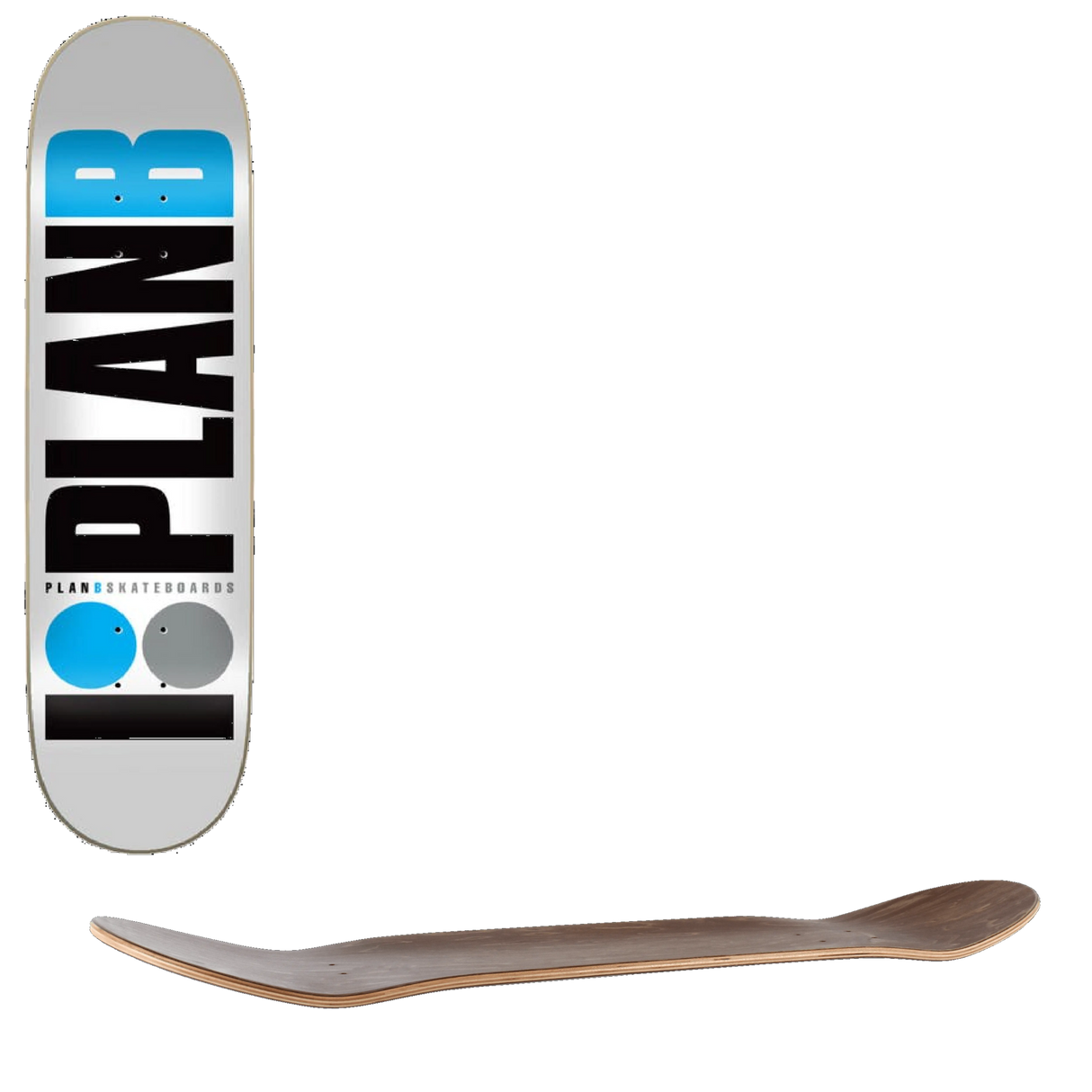 Plan B Team Skateboard Deck - Blue 8.25''