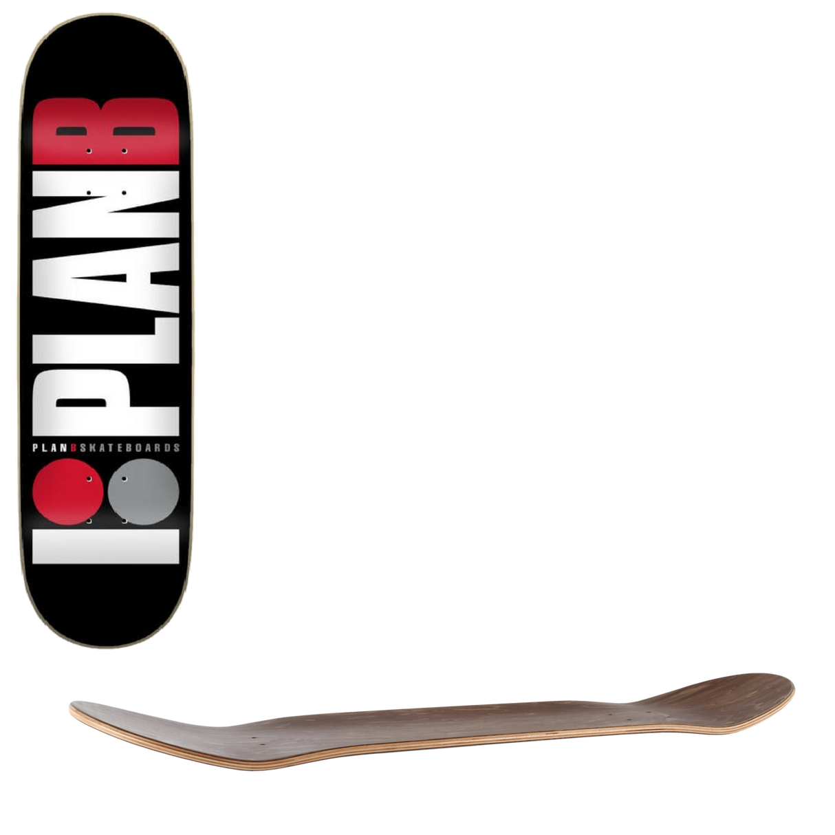 Plan B Team Skateboard Deck - Red 7.75''