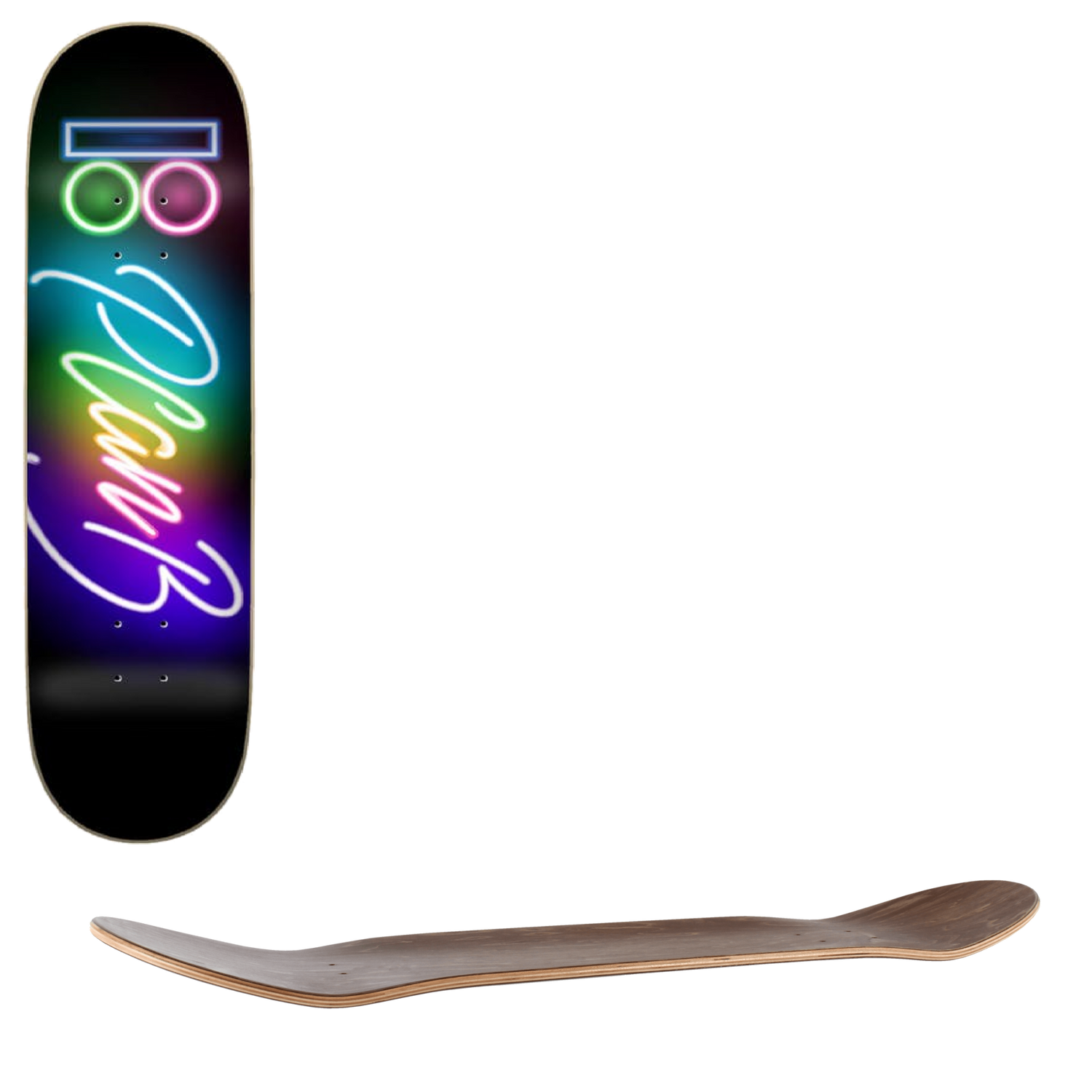 Plan B Team Neon Skateboard Deck - 8.375''