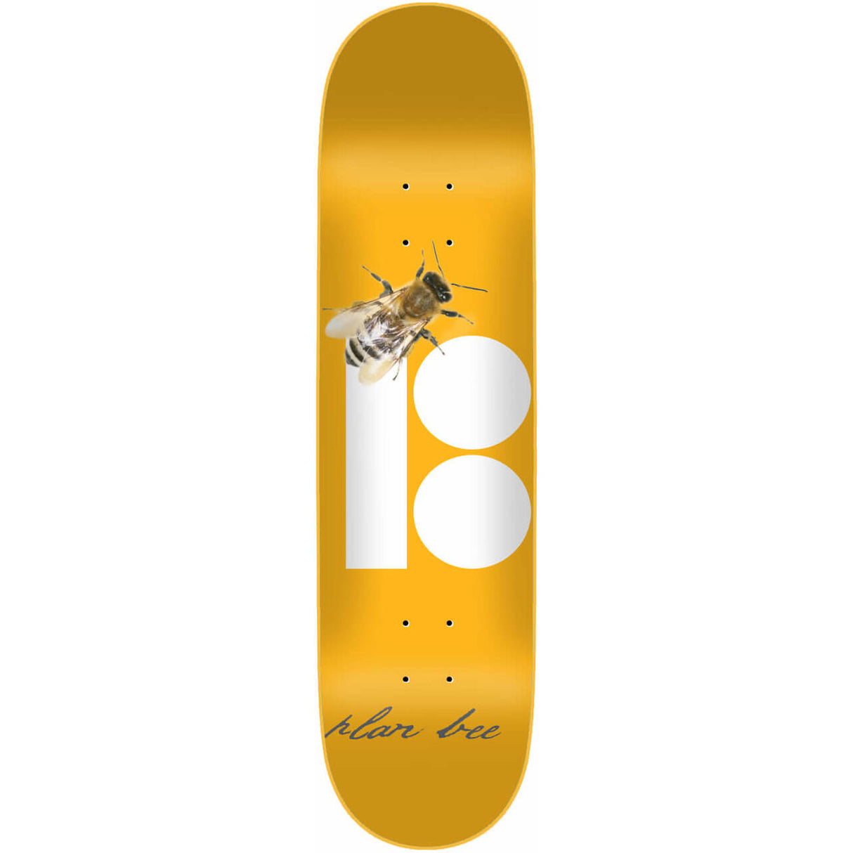 Plan B Bumble Skateboard Deck - Yellow 8"