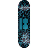 Plan B Symbols Skateboard Deck - Gustavo Diamonds 7.87"