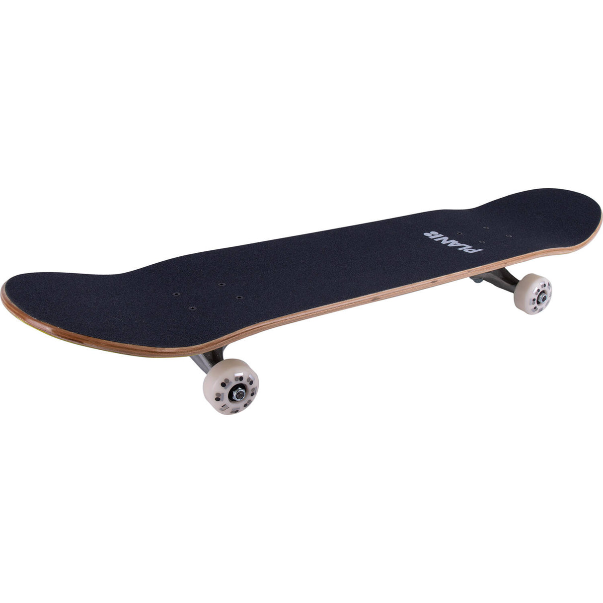 Plan B Team Original Complete Skateboard - Metallic Black 8"