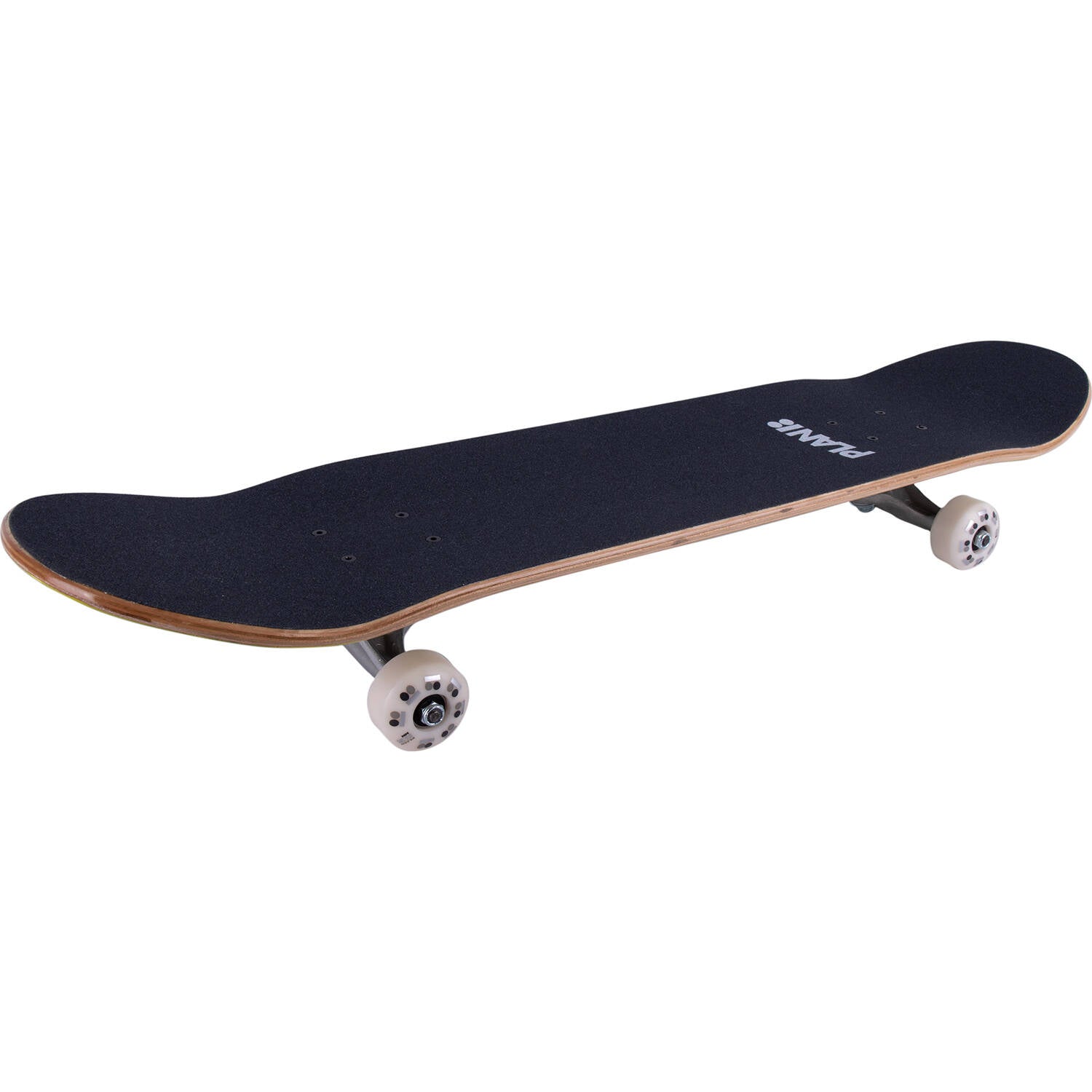 Plan B Team Original Complete Skateboard - Metallic Black 8"