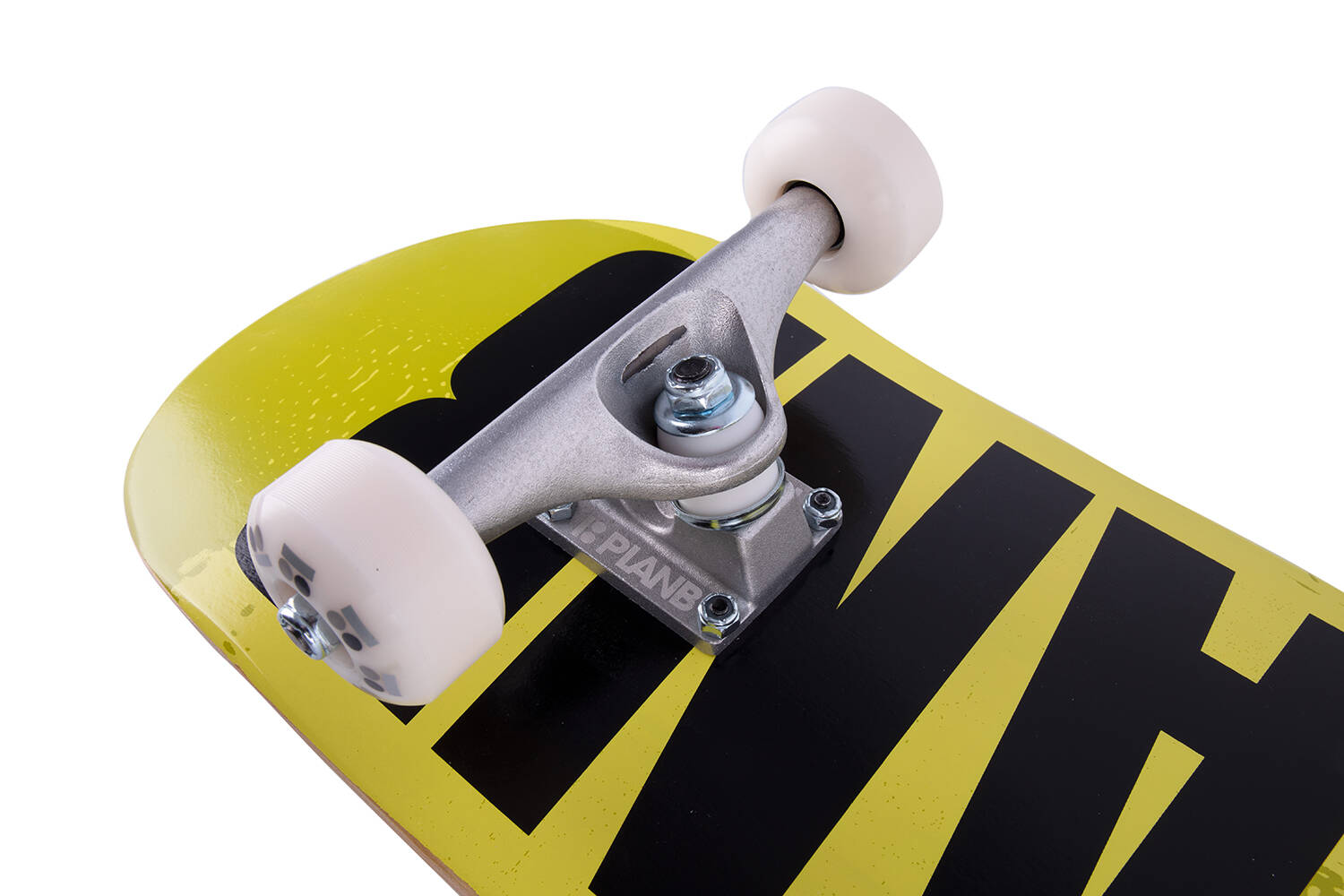 Plan B Team Original Complete Skateboard - Metallic Black 8"