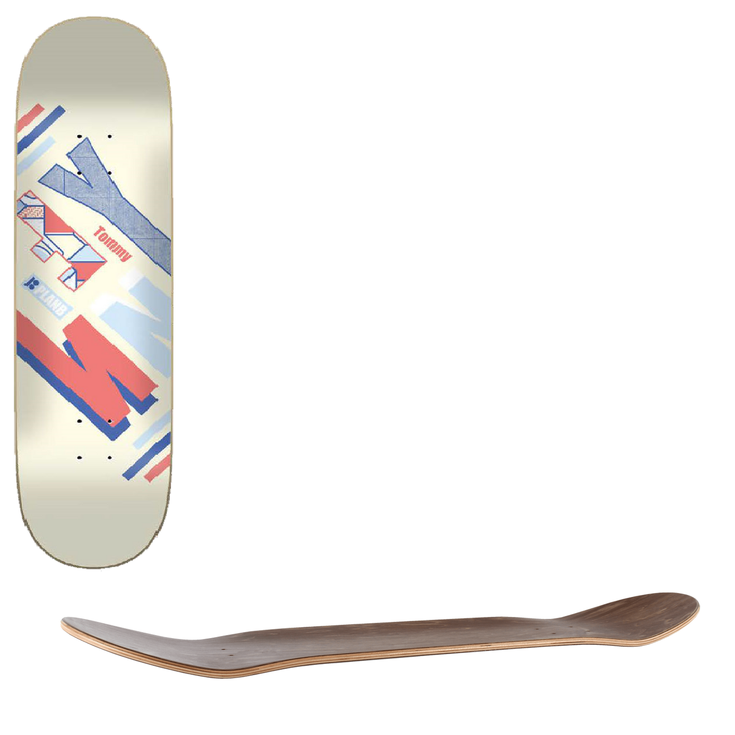 Plan B Diagonals Skateboard Deck - Fynn 8.25"