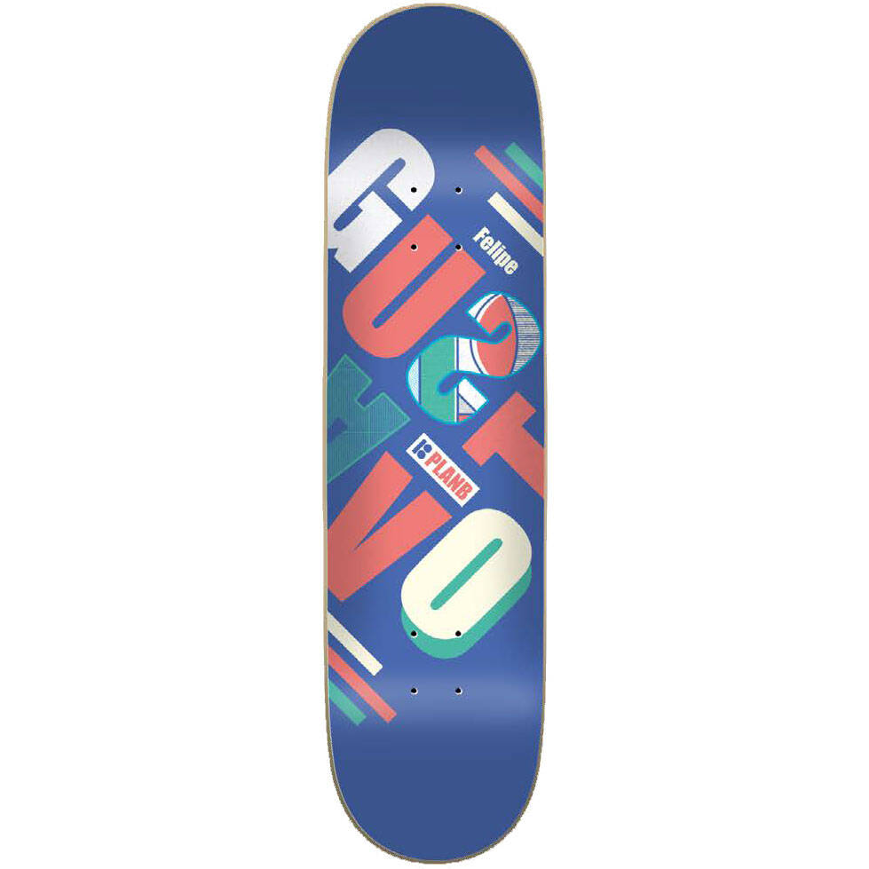 Plan B Diagonals Skateboard Deck - Gustavo 8"