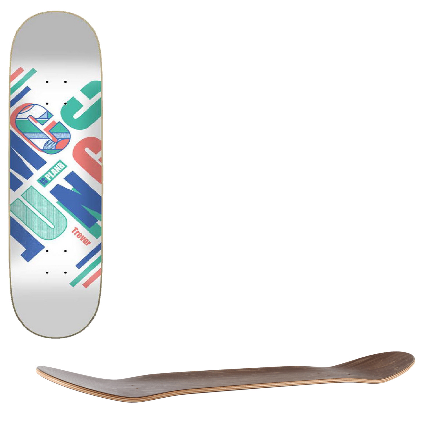 Plan B Diagonals Skateboard Deck - McClung 8.25"
