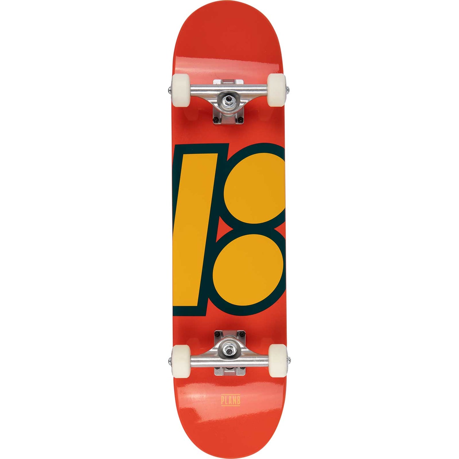 Plan B Full Dipper Shifted Complete Skateboard - Orange 7.5"
