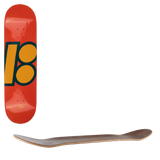 Plan B Full Dipper Shifted Skateboard Deck - Orange 8.375"
