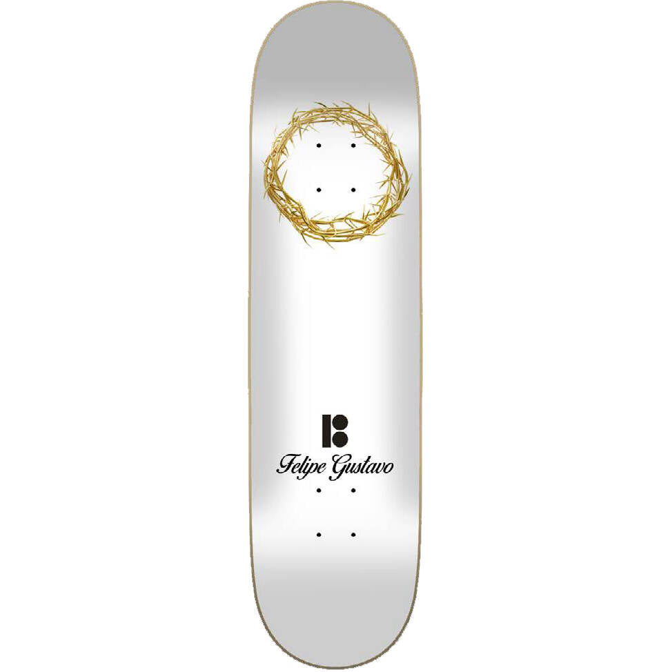 Plan B Gold Skateboard Deck - Gustavo 8"