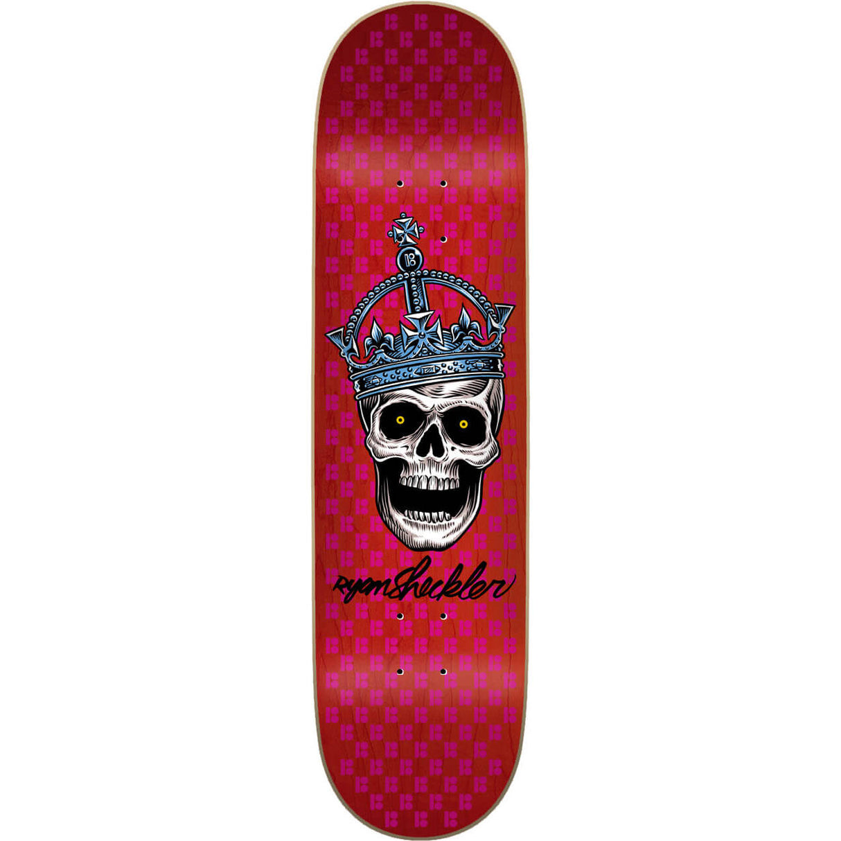 Plan B Skull King Skateboard Deck - Sheckler 8.25''