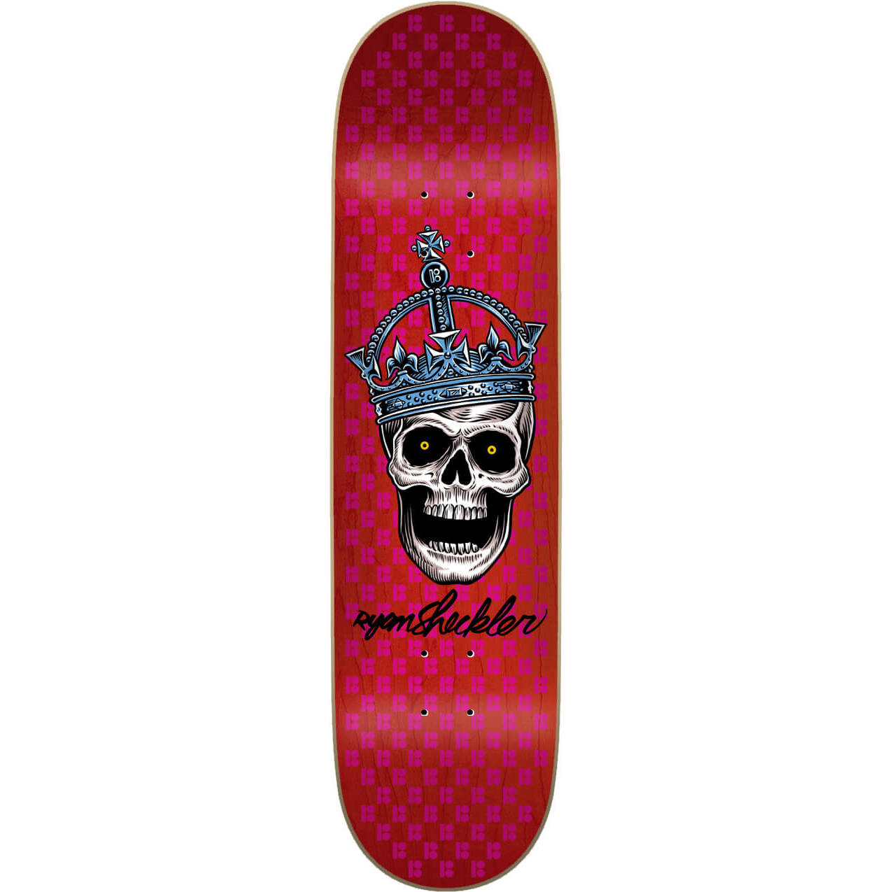 Plan B Skull King Skateboard Deck - Sheckler 8.25''