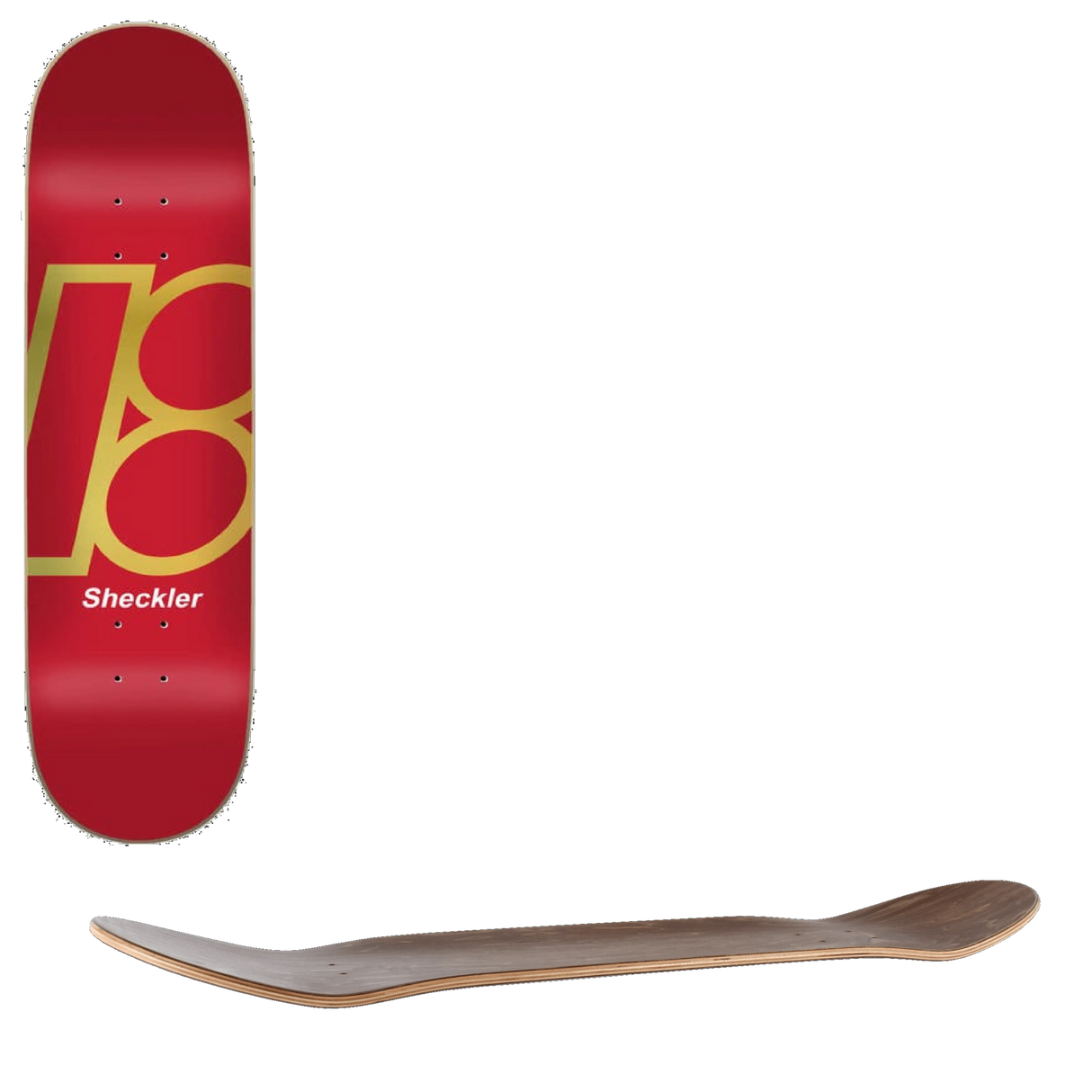 Plan B Team Foil Skateboard Deck - Sheckler 8.25''