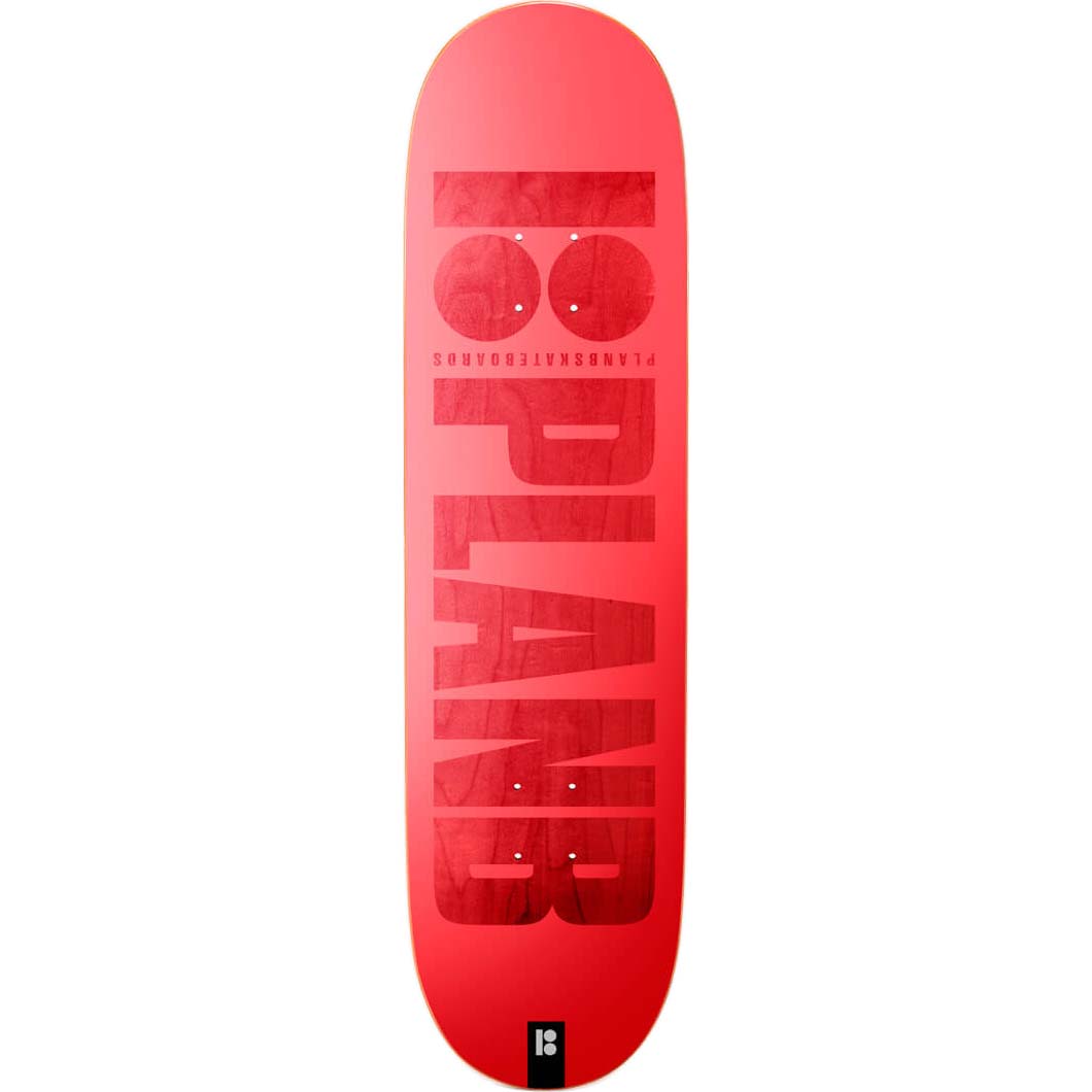 Plan B Team Grain Skateboard Deck - Red 8.5"